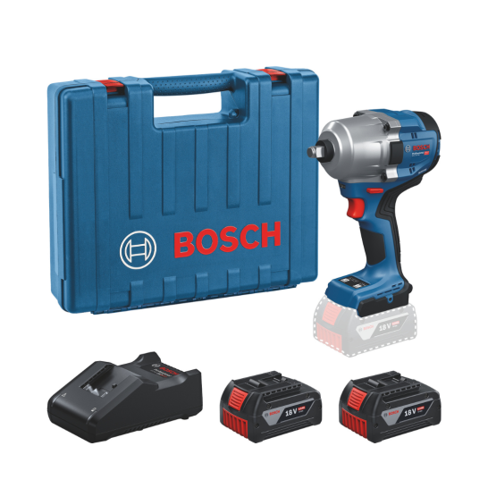 BOSCH GDS 18V-780 Professional Cordless Impact Driver/Wrench 18V 5.0Ah Battery Set
