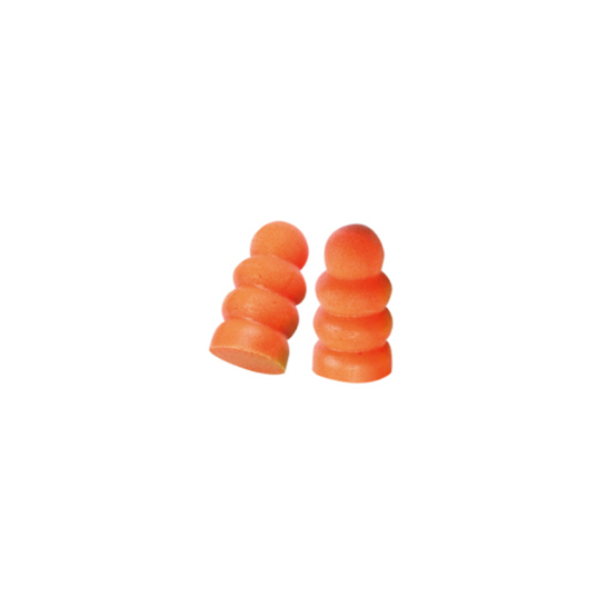 3M 1120 Foam Earplugs. Triple flange design.