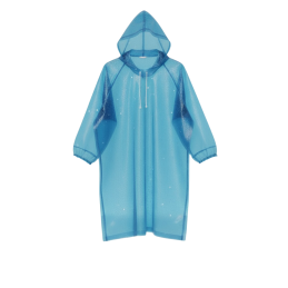 Disposable Raincoat with Draw String Cuff