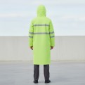 High Visibility Raincoat Neon Green With Reflective