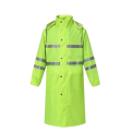 High Visibility Raincoat Neon Green With Reflective