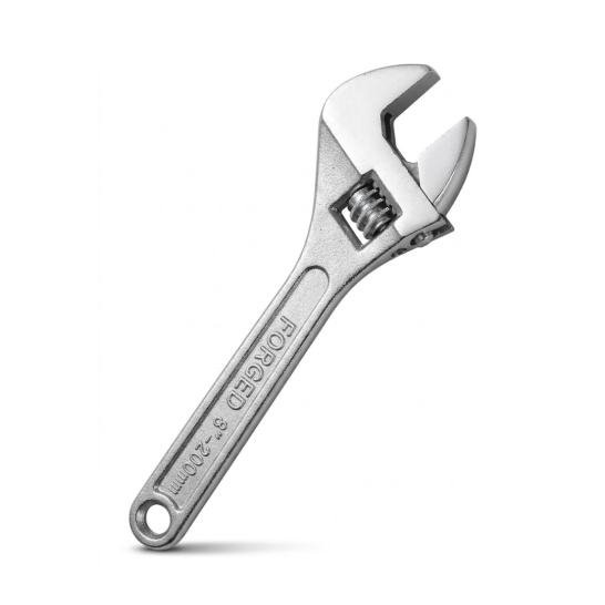 Adjustable Wrench Spanner | Wide Jaw Opening | 6" 8" 10" 12"
