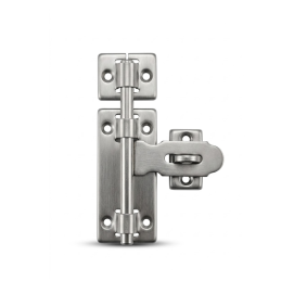 Sliding Bolt Gate Latch Stainless Steel Barrel Bolt with Padlock Hole Door Latch