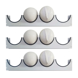Wall Mount Helmet Holder | 4 Helmets