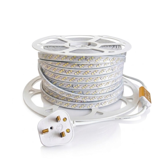 LED Strip Light 15mm width x 50mtr roll with plug | White light