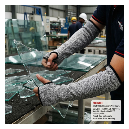 PROSAFE Cut-Resistant Arm Sleeve. Cut Level 5.