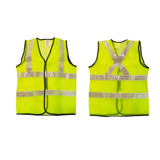 LTA Green Safety Vest With White Reflective
