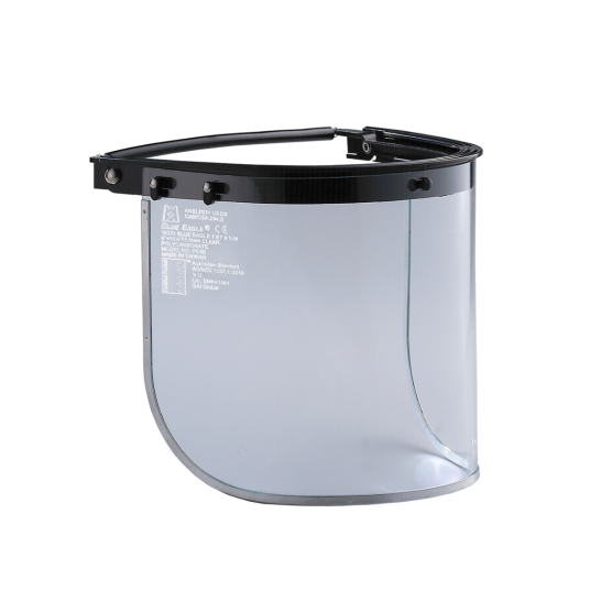 BLUE EAGLE A3 Visor Bracket with FC-48 Clear Face Shield Visor Set. Taiwan