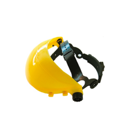 Yellow Ratchet Headgear. PVC