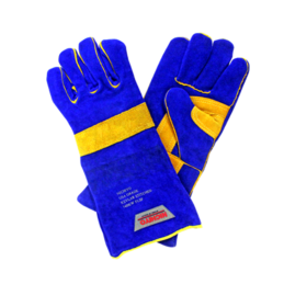 Top Grade Blue Leather Welding Glove- per pair