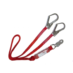 SWELOCK Webbing Type Twin Tails Shock Absorbing Lanyard