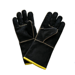 Black Leather Welding Glove- per pair