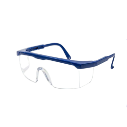 Blue/Clear Safety Spectacle C/W Blister Pack