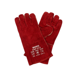 Red Leather Welding Glove- per pair