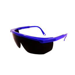 Blue/Smoke Safety Spectacle C/W Blister Pack