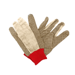 Black Polka Dot Glove- per dozen of 12pairs