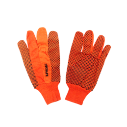 Orange Polka Dot Glove