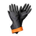 SUN Black Industrial Rubber Glove- per pair. 12inch (300mm).