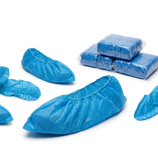 Disposable Shoe Cover Blue CPE 100pcs/packet