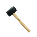 Rubber Mallet With Wooden Handle