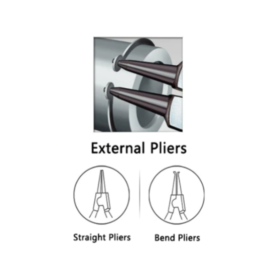 Straight Circlip Plier External