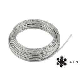 Galvanized Steel Wire Rope 6X12