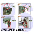 Green Metal Jerry Can 20L