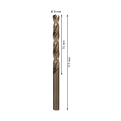 BOSCH PRO Stainless Steel HSS-Co Twist Drill Bit, 8 x 75 x 117 mm, 5 pcs