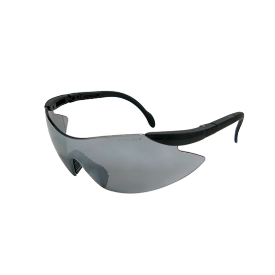 91380RA Adjustable Temple Safety Eyewear (Smoke Lens) Spectacle