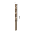 BOSCH PRO Stainless Steel HSS-Co Twist Drill Bit, 9 x 81 x 125 mm, 5 pcs