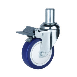 Rubber Scaffolding Wheel C/W Brake