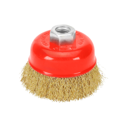 “BIGBON” Crimped Brass Coated Steel Wire Cup Brush