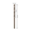 PRO Stainless Steel HSS-Co Twist Drill Bit, 3 x 33 x 61 mm, 10 pcs