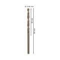 PRO Stainless Steel HSS-Co Twist Drill Bit, 3.3 x 36 x 65 mm, 10 pcs