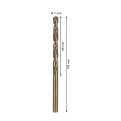 PRO Stainless Steel HSS-Co Twist Drill Bit, 7 x 69 x 109 mm, 10 pcs