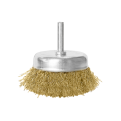 "BIGBON” Brass Coated Wire Cup Brush With Shank