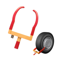 Wheel Clamp for Lorry | Up to Trailer Tyre Size