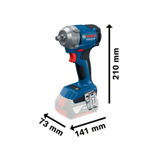 BOSCH GDS18V-350 PRO Cordless Impact Wrench | Brushless Motor | Small Head High Torque