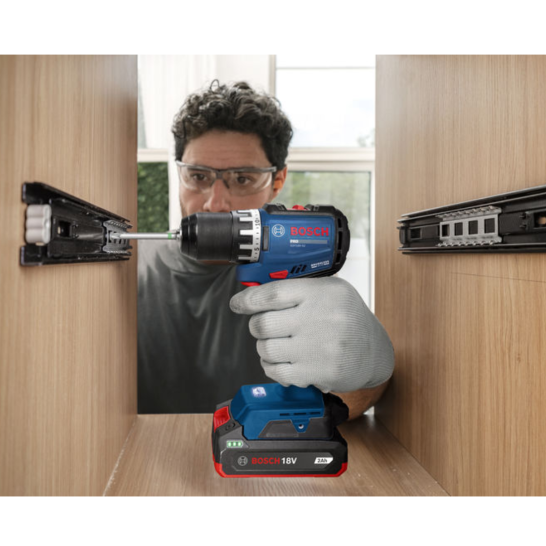BOSCH GSR18V-52 PRO Cordless Drill Driver | Brushless motor | Metal Chuck | Compact