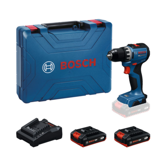BOSCH GSR18V-52 PRO Cordless Drill Driver | Brushless motor | Metal Chuck | Compact