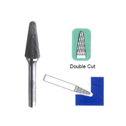 Tungsten Carbide Burrs- Taper Shape Radius End (L)