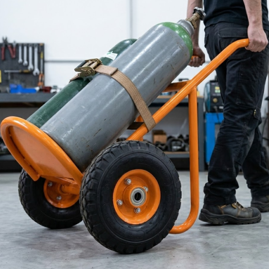 Air Wheel for Cylinder Trolley