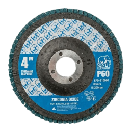 "ELEPHANT" Zirconia Oxide Flap Disc For S/S