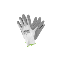 PROSAFE GRIP-27 Grey Nitrile Coated Glove-1pair. White/Grey Rubber Work Glove.