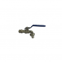 1/2" Brass Bibcock Water Tap Blue Handle