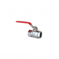 2 PC Screwed End Ball Valve With Red Handle