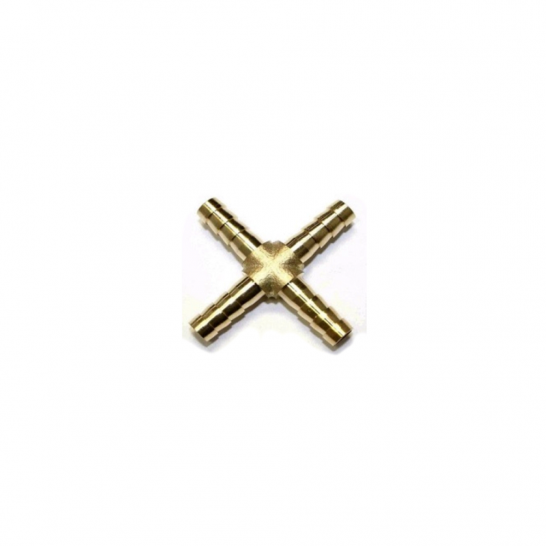 Brass Cross Hose Barb