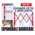 H/D PVC Expandable Barricade