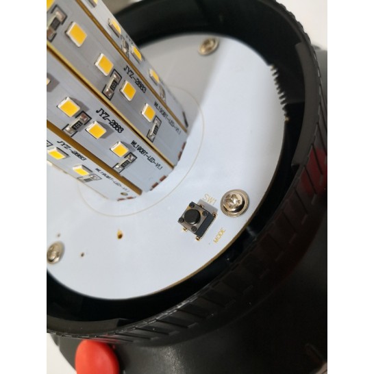 "TENTO" Rechargeable Multi-Function Warning Light Yellow. Magnetic base.