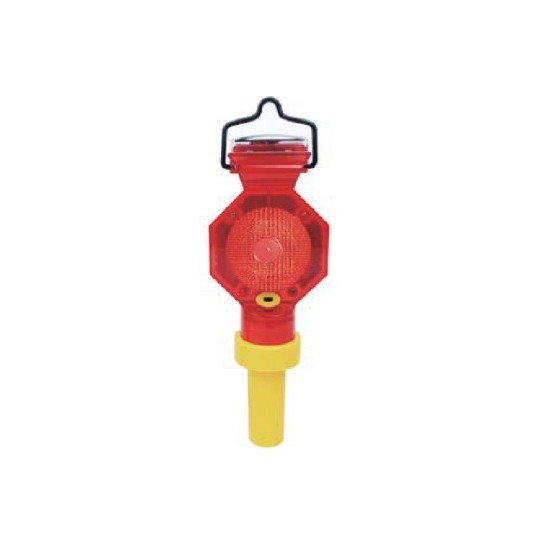"TENTO" Solar Barricade Flashing Light For Unbreakable Cone